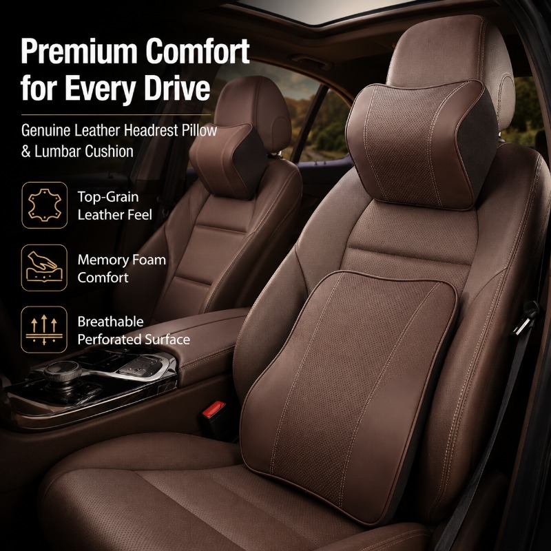 Memory Foam Car Neck Pillow Lumbar Support - Подушка для шеи из пены с