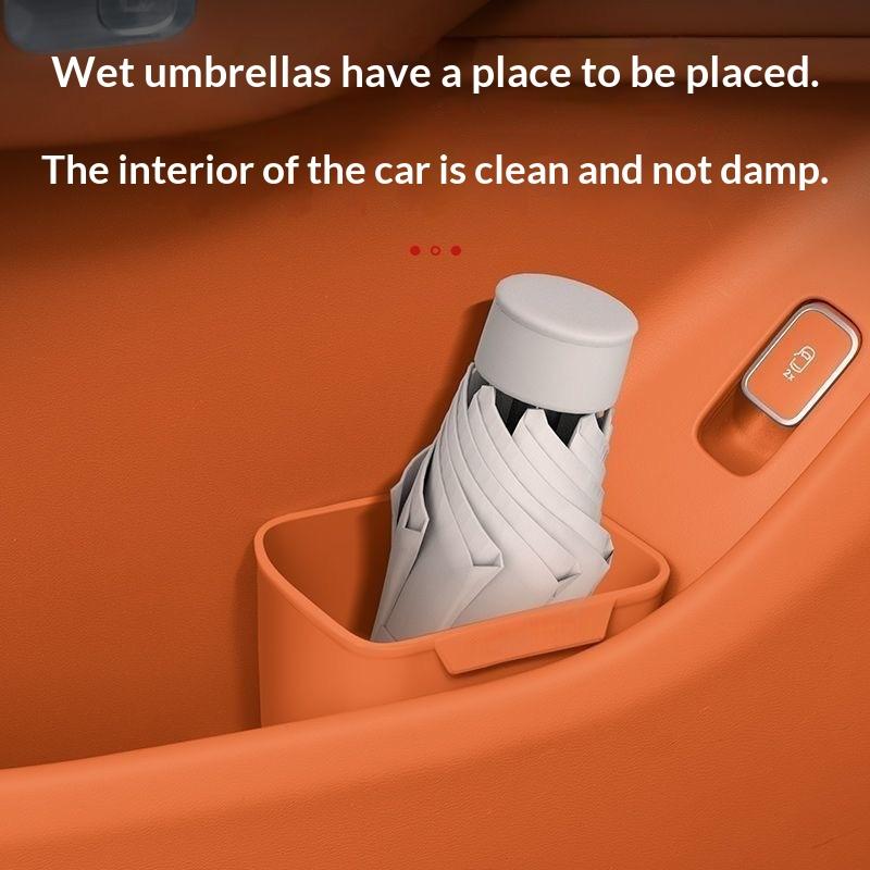 Waterproof Car Trash Can With Lid - Новый силиконовый органайзер для двери автомобиля: