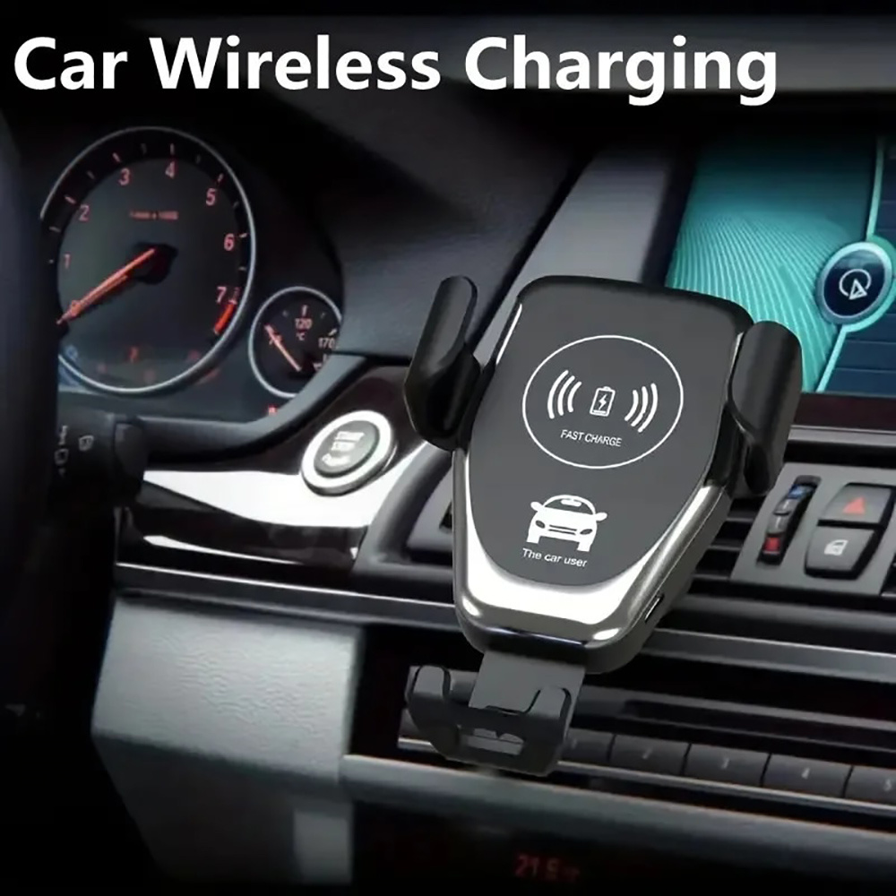 Wireless Car Charger Mount Fast Charging - Беспроводное зарядное устройство 2 в 1,