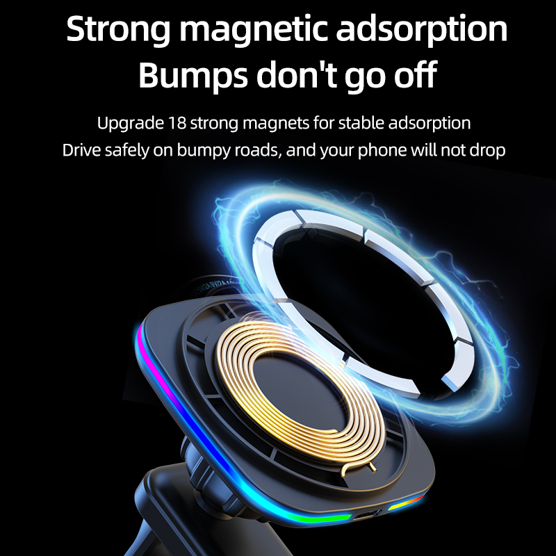 Магнитное беспроводное зарядно – обзор и цена Magnetic Phone Holder For Car Vent