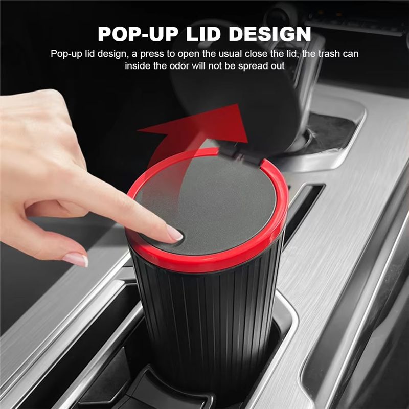 Автомобильный мусорный бак A60 – обзор и цена Waterproof Car Trash Can With Lid