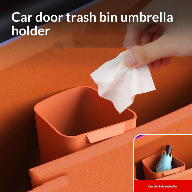 Новый силиконовый органайзер д – обзор и цена Waterproof Car Trash Can With Lid