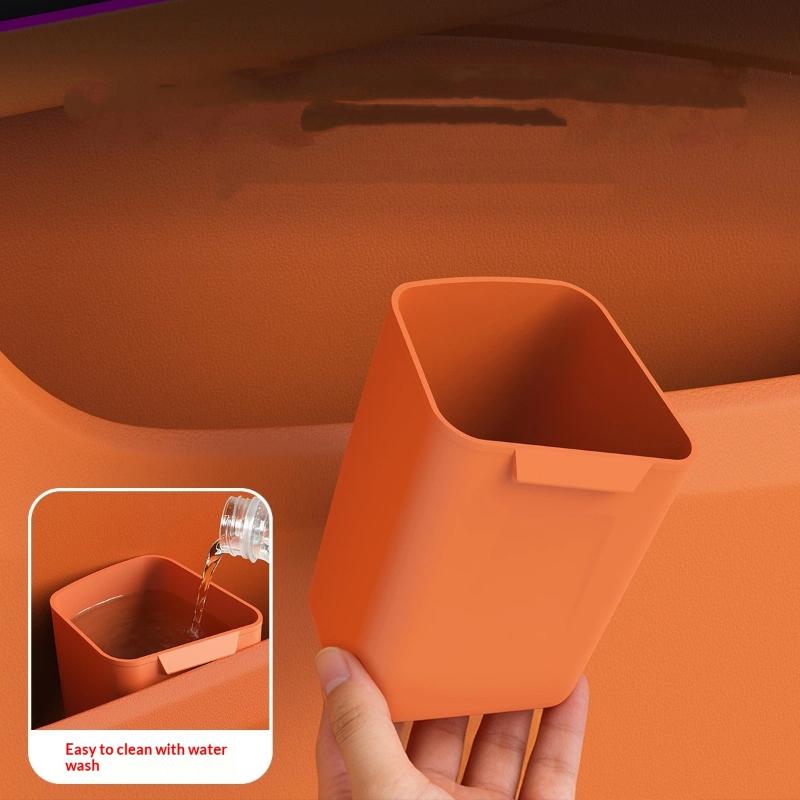 Новый силиконовый органайзер д – обзор и цена Waterproof Car Trash Can With Lid