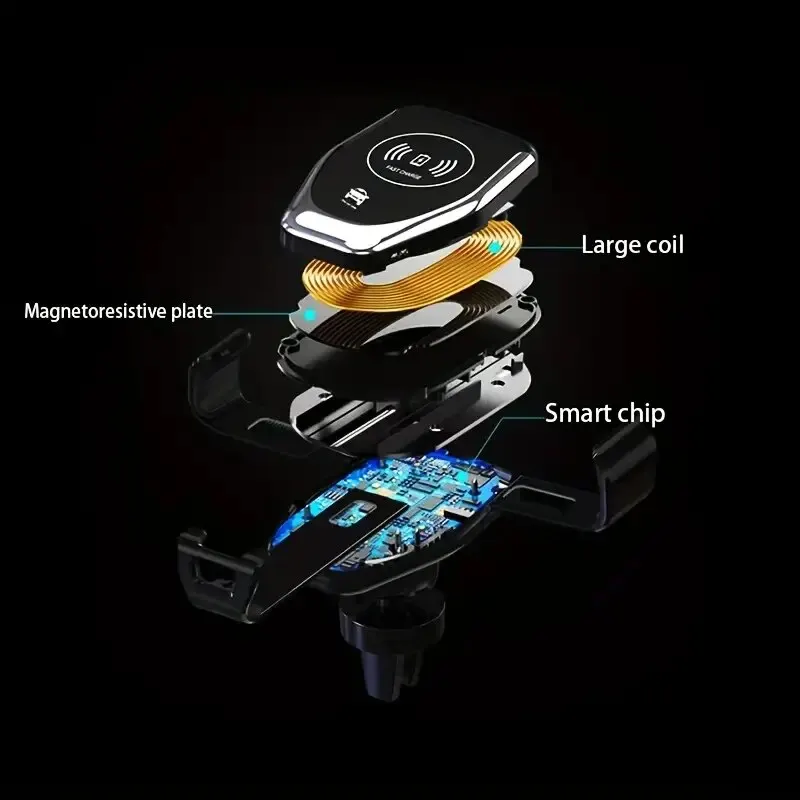 Беспроводное зарядное устройст – обзор и цена Wireless Car Charger Mount Fast Charging