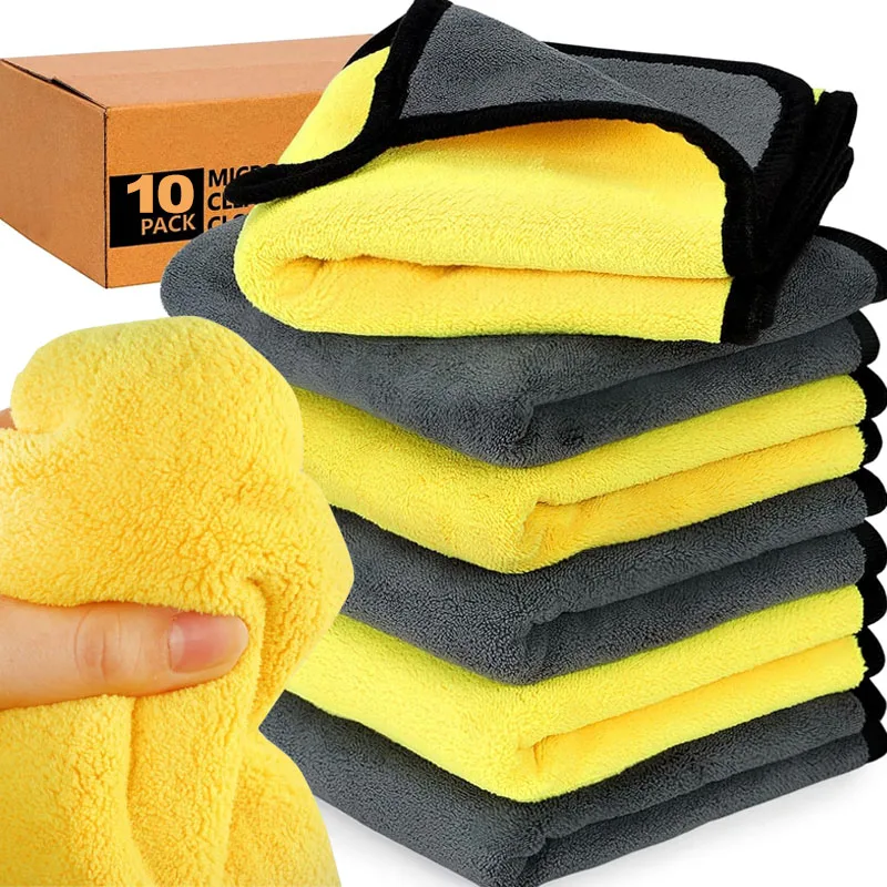 Оптовая продажа, полотенца для – обзор и цена Microfiber Car Drying Towel Super Absorbent