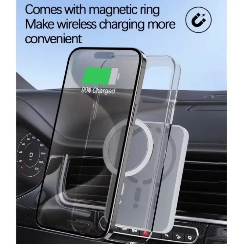 Магнитное беспроводное зарядно – обзор и цена Wireless Car Charger Mount Fast Charging