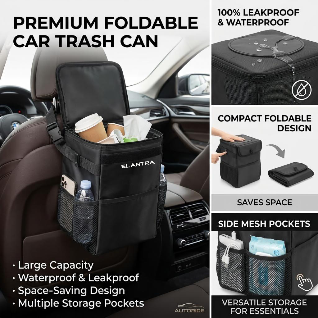 Водонепроницаемая сумка для хр – обзор и цена Waterproof Car Trash Can With Lid