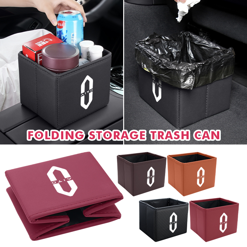 Складной водонепроницаемый орг – обзор и цена Waterproof Car Trash Can With Lid