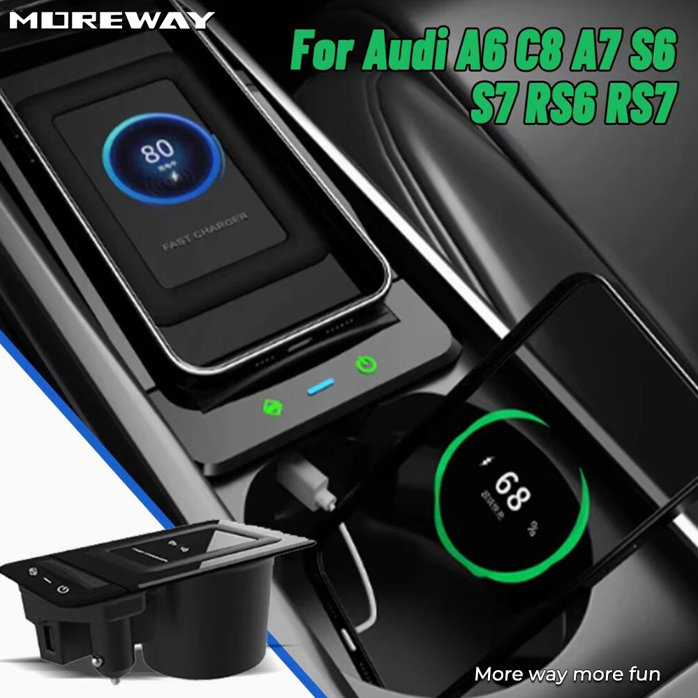 Держатель для телефона Moreway – обзор и цена Wireless Car Charger Mount Fast Charging