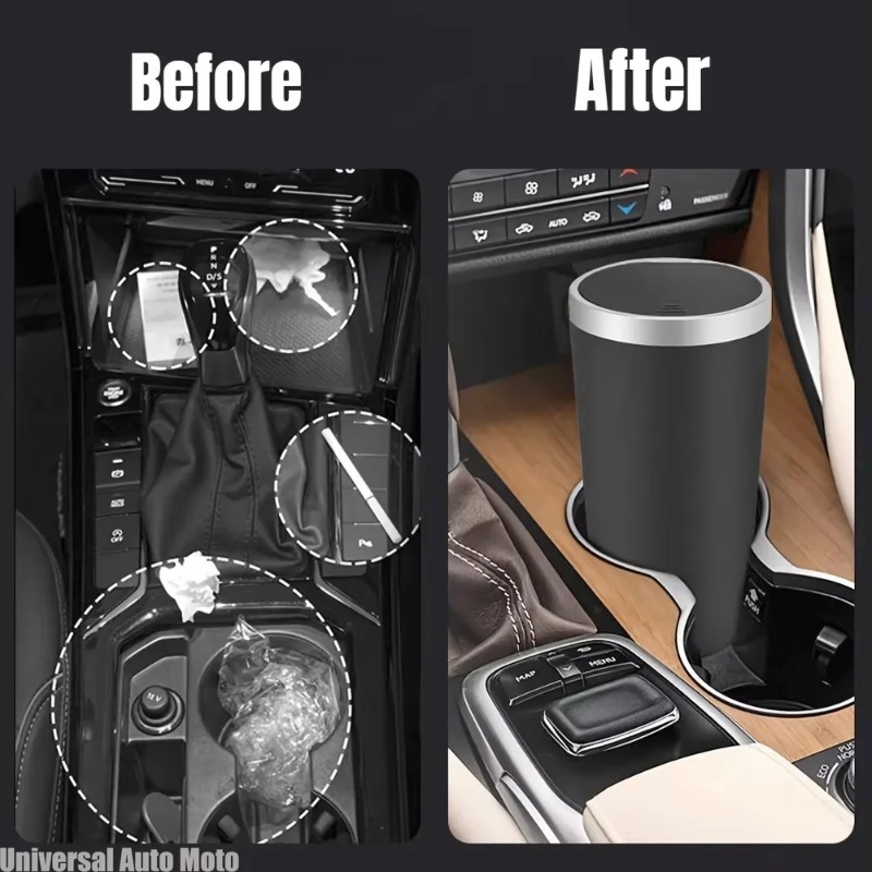 Миниатюрный автомобильный мусо – обзор и цена Waterproof Car Trash Can With Lid