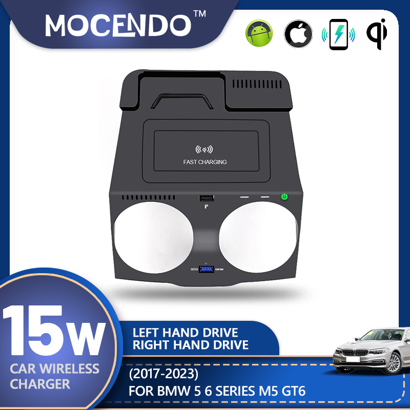 Для BMW 5, 6 серии G30, G38, G – обзор и цена Wireless Car Charger Mount Fast Charging
