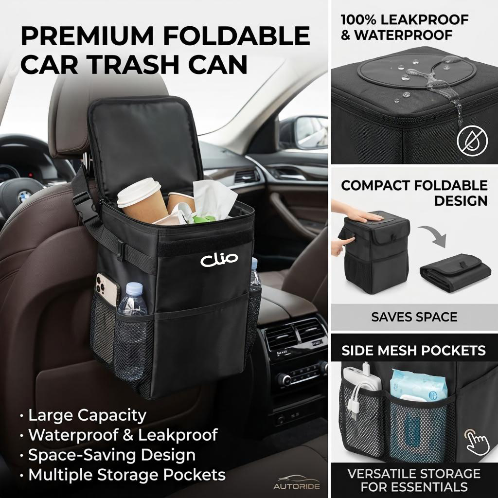 Водонепроницаемая сумка-органа – обзор и цена Waterproof Car Trash Can With Lid