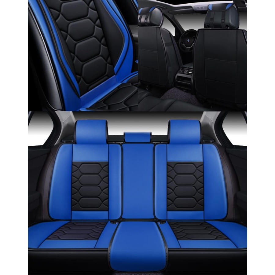 Чехлы для автомобильных сидени – обзор и цена Leather Car Seat Covers Full Set Universal
